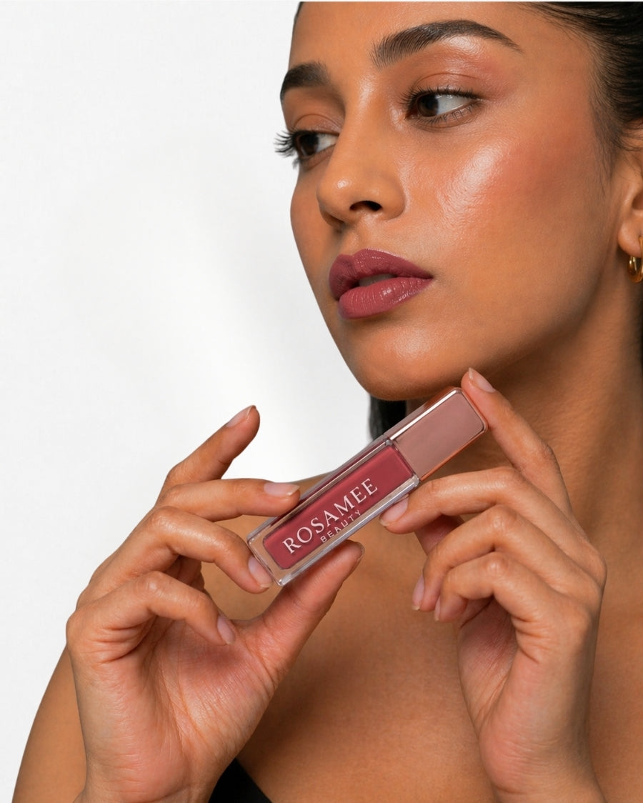 Blush Whisper – Soft Rosy Pink Soft Matte Liquid Lipstick